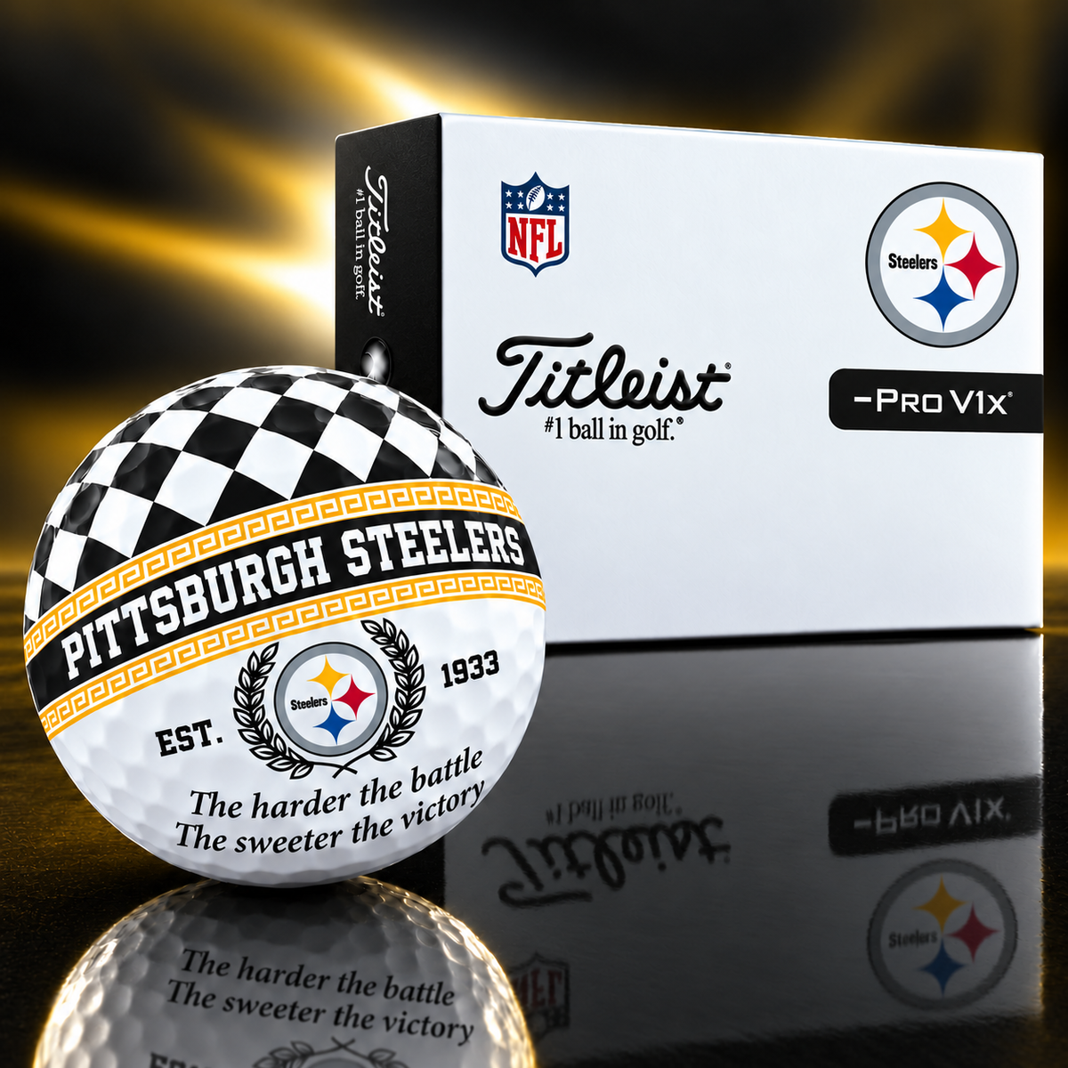 Exclusive NFL x PIT Sweeter Victory V2 Golf Ball