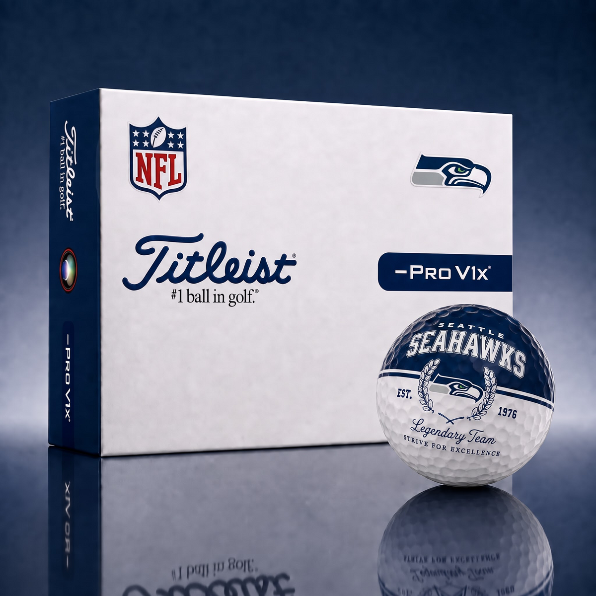 Exclusive NFL x SEA Legendary Team Golf Ball