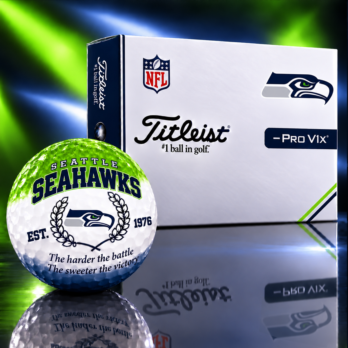 Exclusive NFL x SEA Sweater Victory Golf Ball
