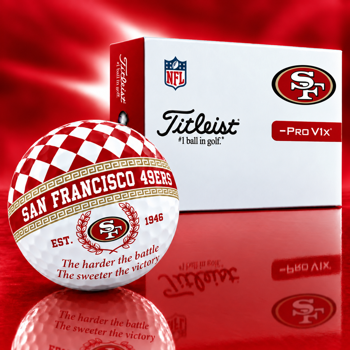 Exclusive NFL x SF Sweeter Victory V2 Golf Ball
