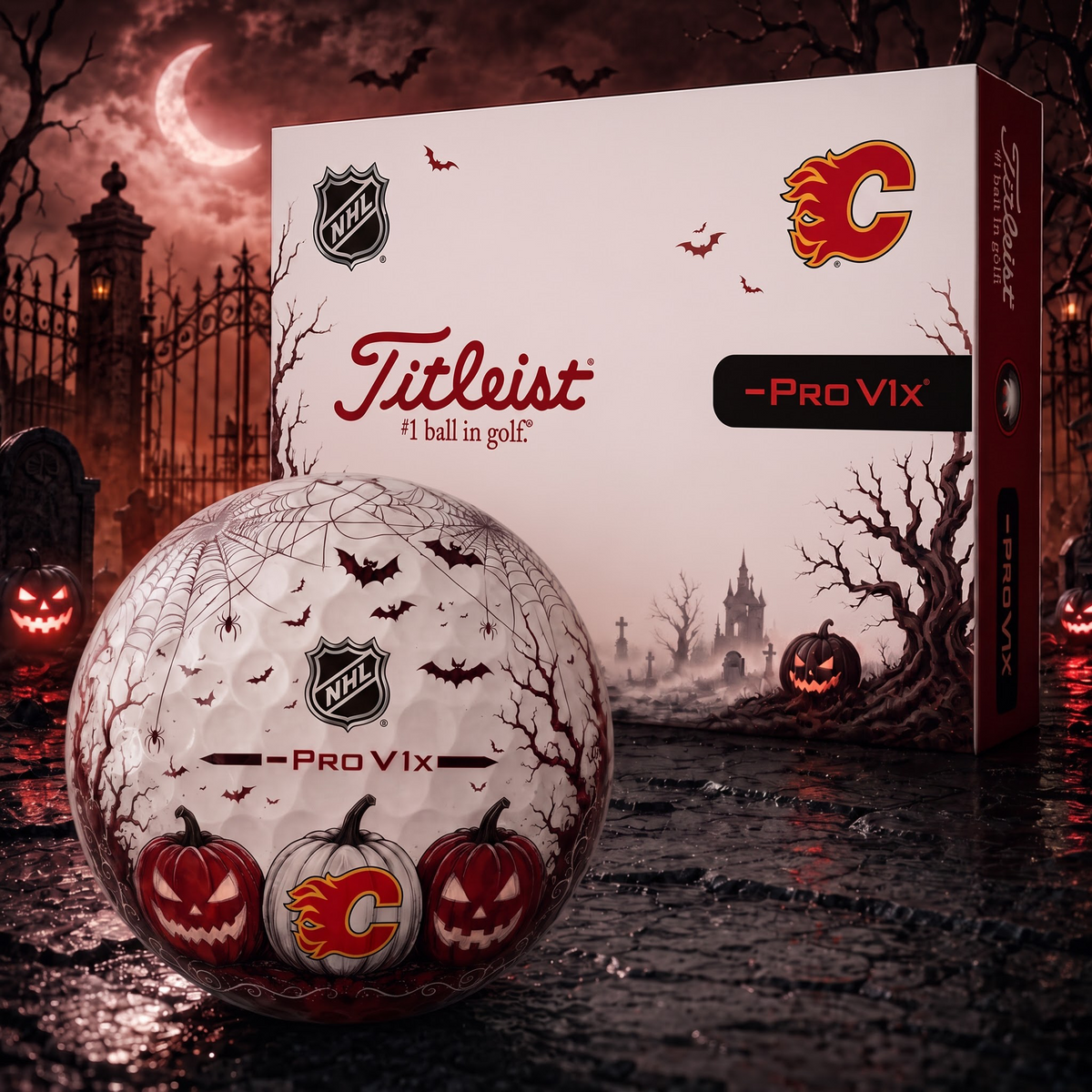 Exclusive NHL x CAL Halloween V2 Golf Ball
