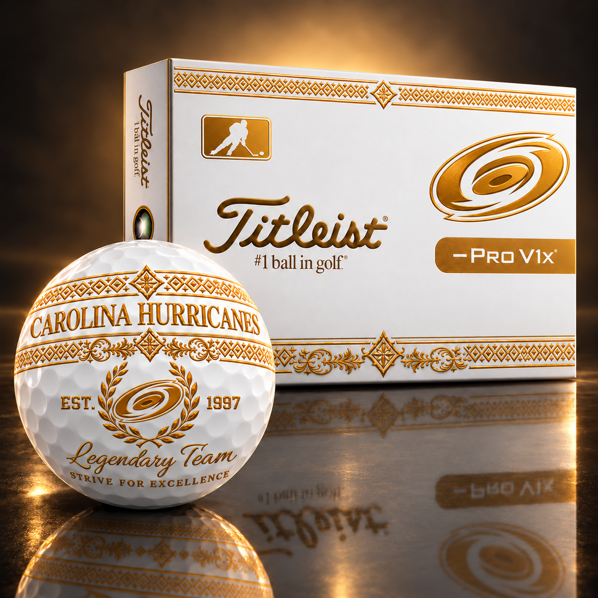 Exclusive NHL x CAR Legendary Team V8 Golf Ball
