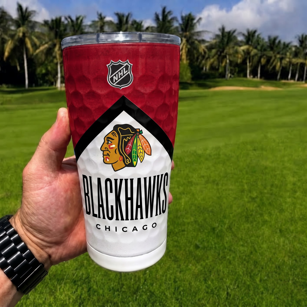 Exclusive NHL x CHI Golf Tumbler