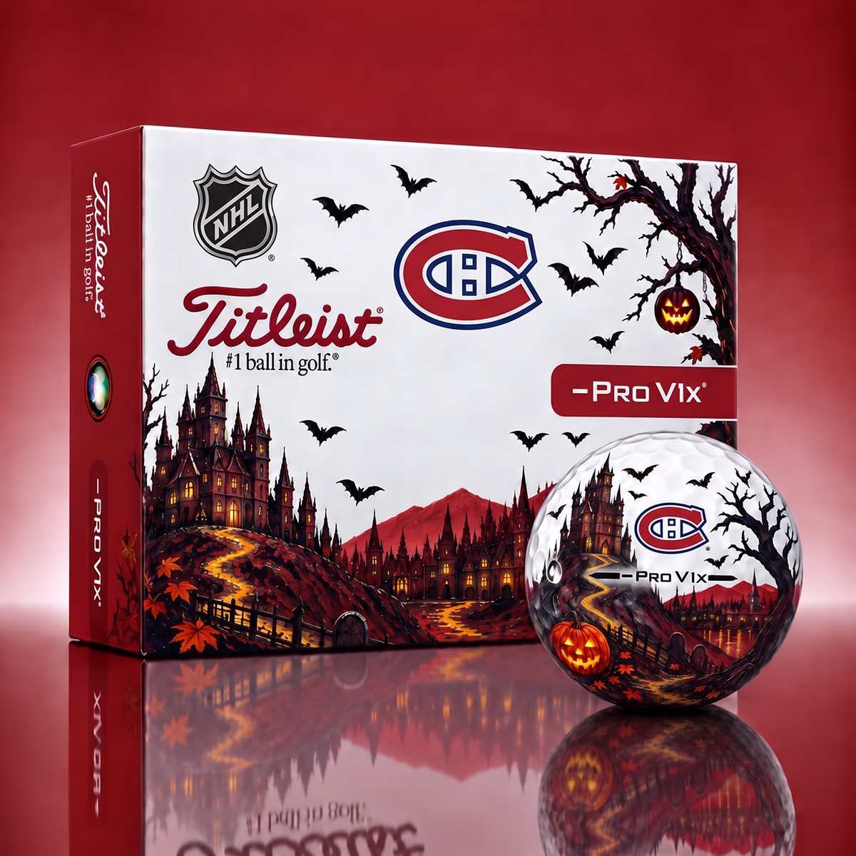Exclusive NHL x MON Halloween V3 Golf Ball
