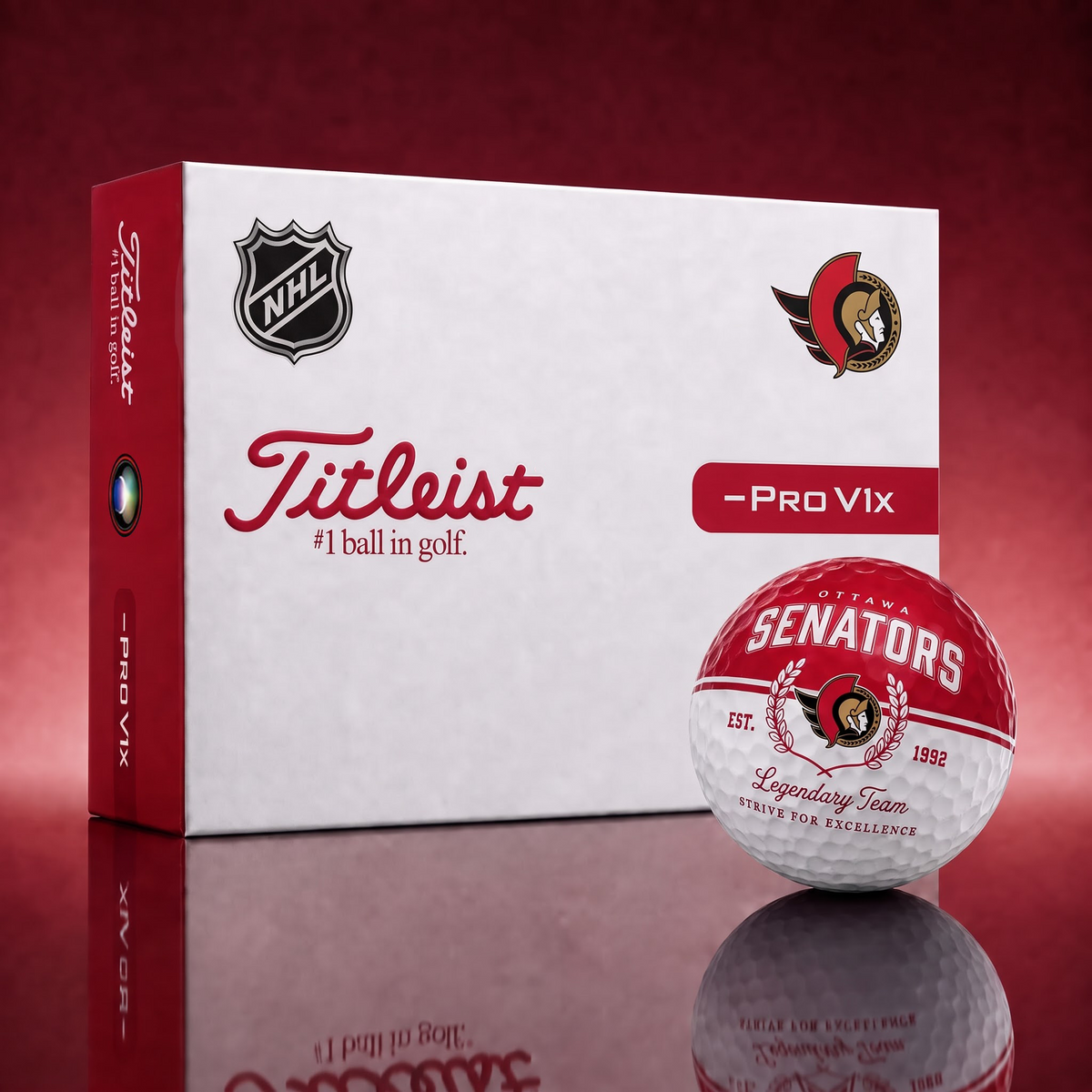 Exclusive NHL x OTT Legendary Team Golf Ball