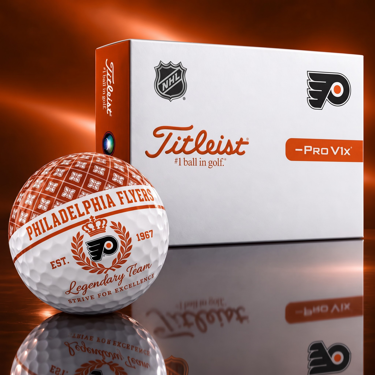 Exclusive NHL x PHI Legendary Team V7 Golf Ball