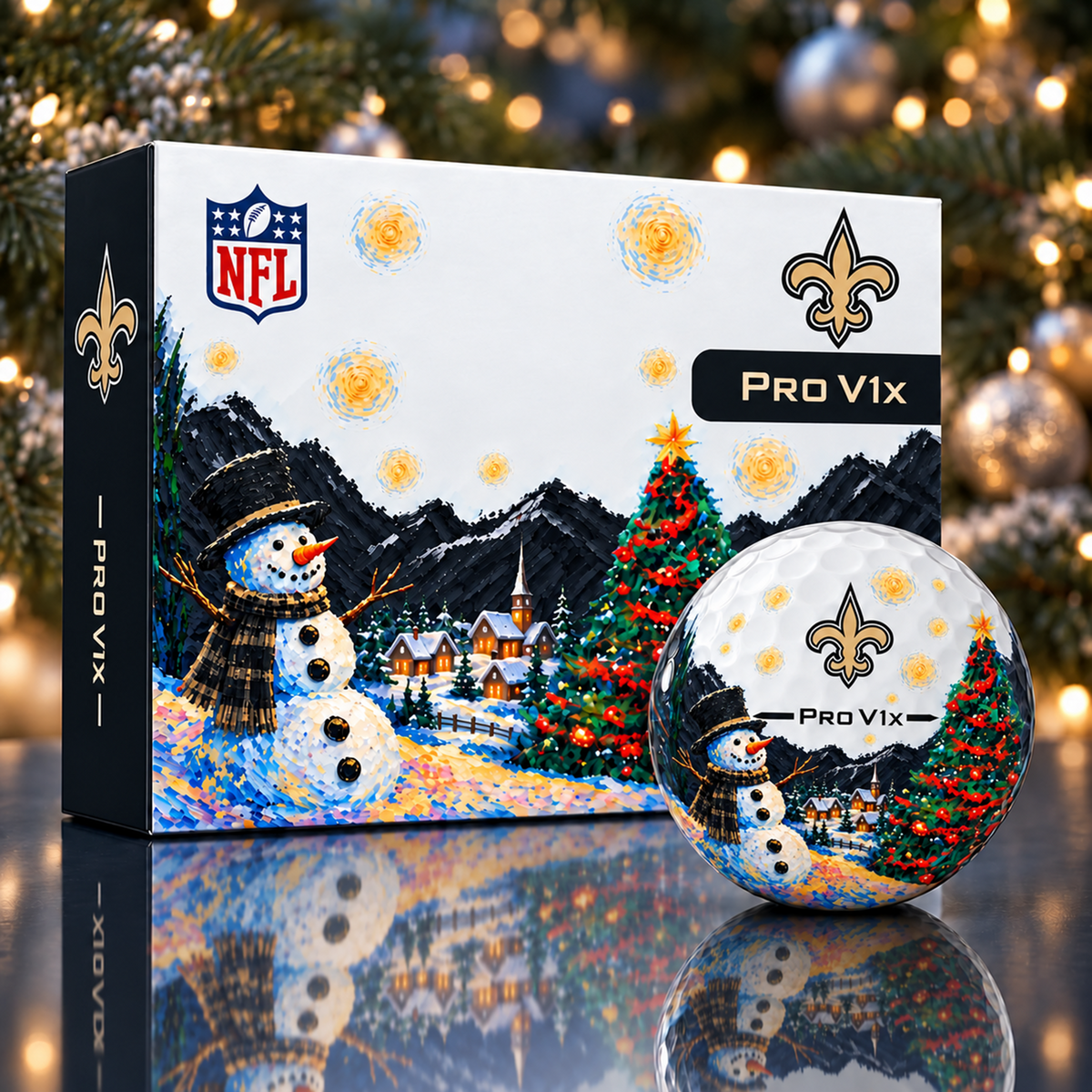 Exclusive Christmas NFL x NO Golf Ball