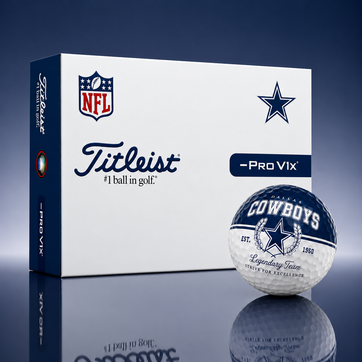Exclusive NFL x DAL Legendary Team Golf Ball
