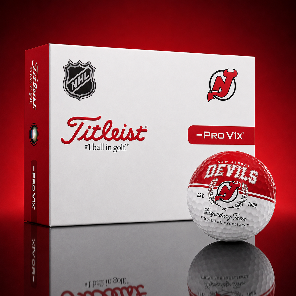Exclusive NHL X NJ Legendary Team Golf Ball