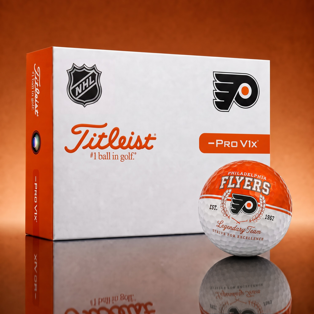Exclusive NHL X PHI Legendary Team Golf Ball