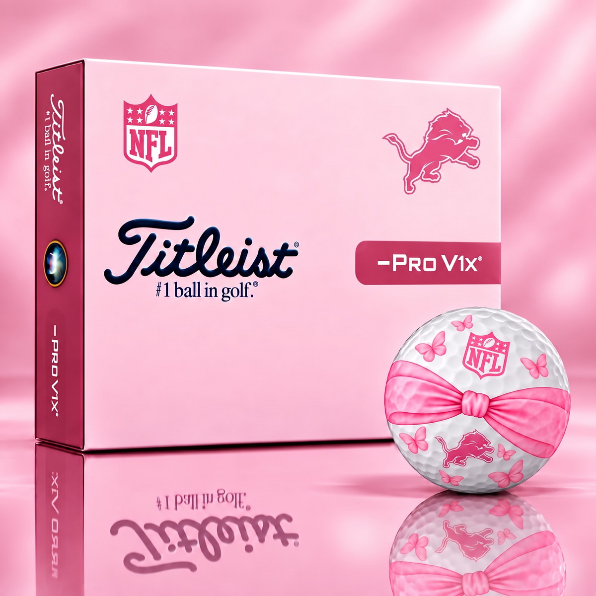 Exclusively for Women NFL x DET Golf Ball