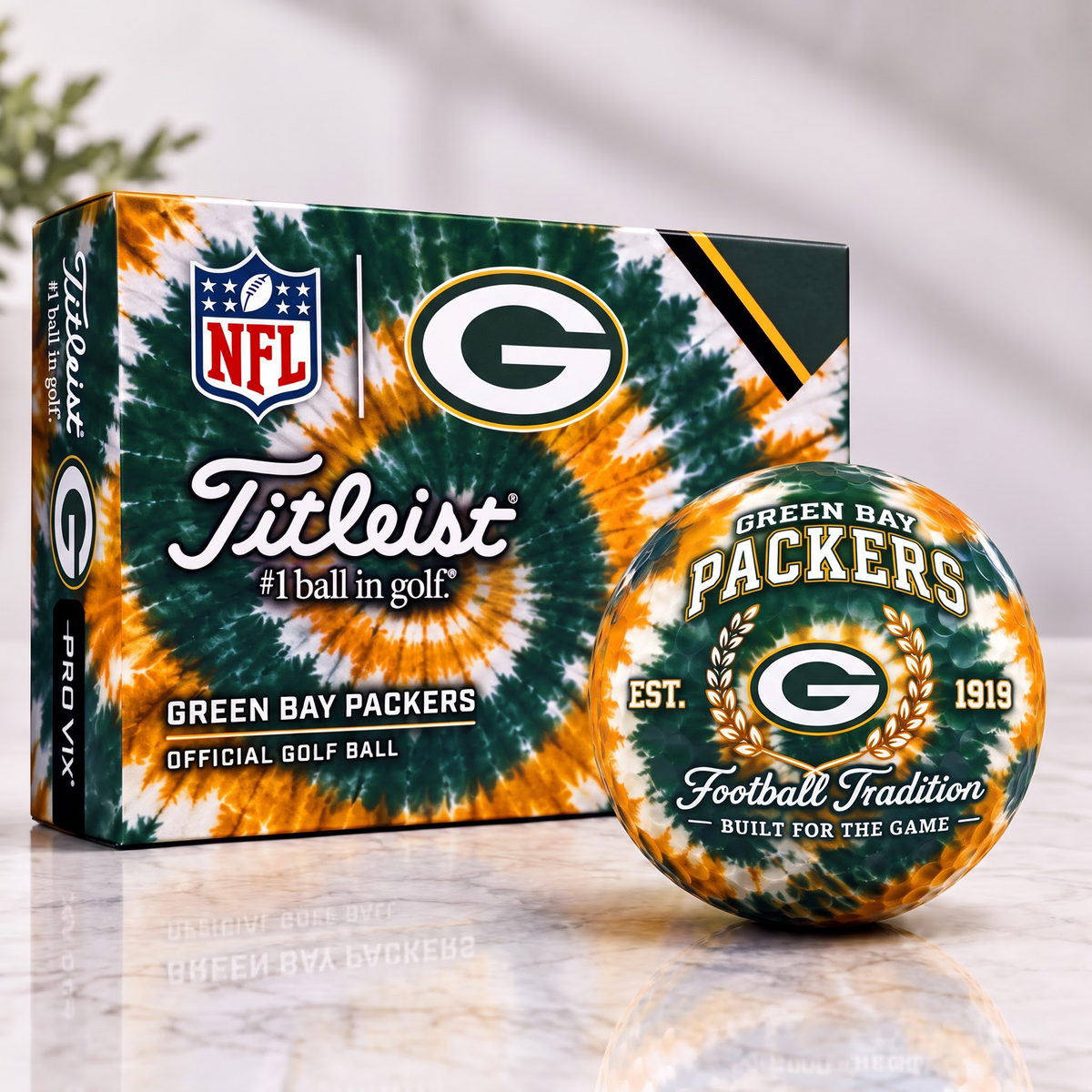 GB X Tradition Tie Dye Golf Ball