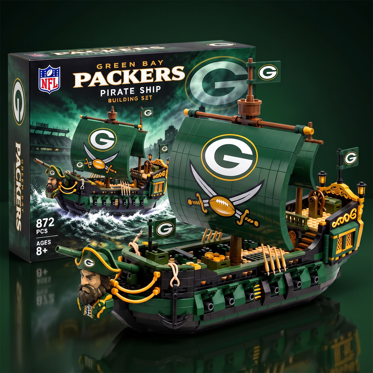 GBP x NFL 50th Anniversary Pirate Ship Building Set