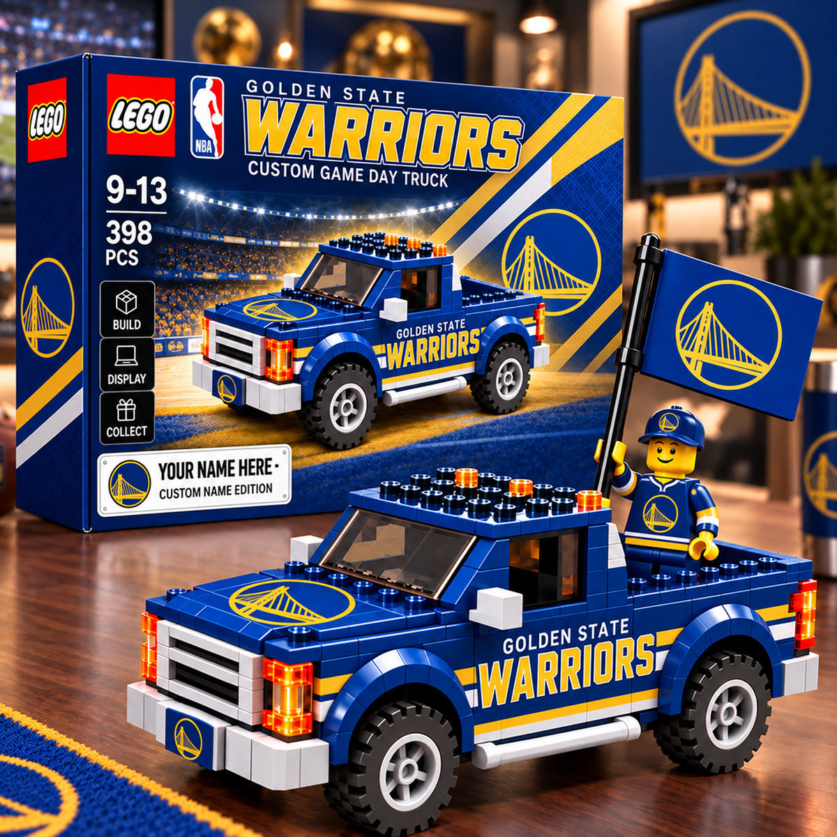 GWS x NBA Building Blocks Truck Toy Set V2