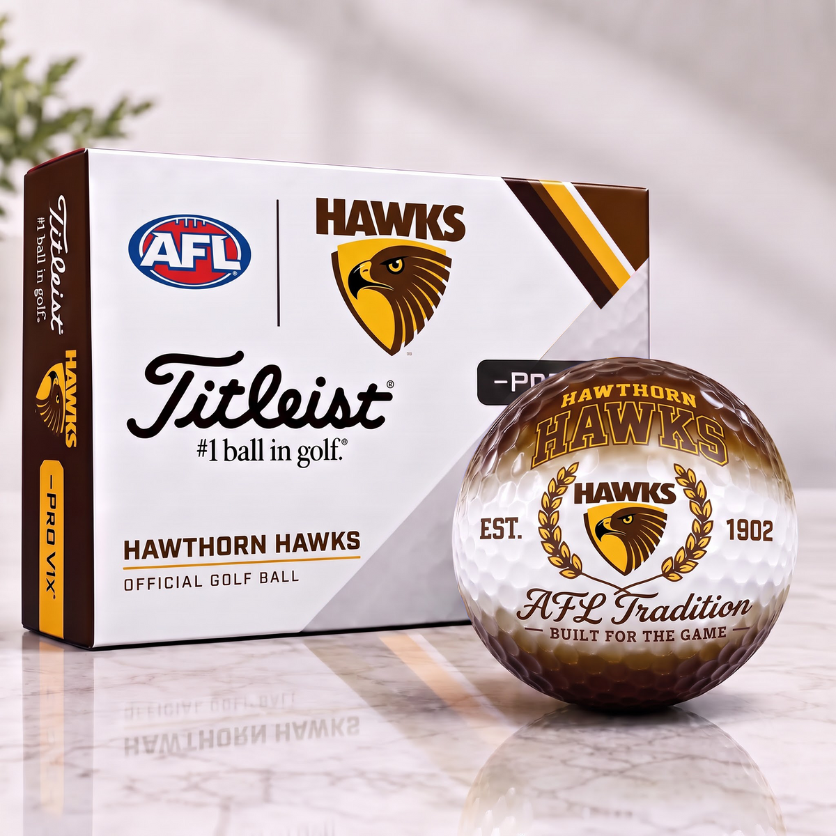 HH x Custom AFL Football Tradition Golf Ball Set