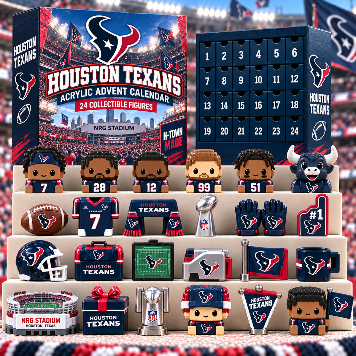 HOU x NFL Premium 24 Days Of Advent Calendar