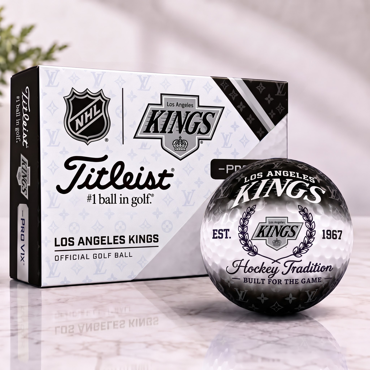 LAK x NHL Custom LV x Titleist Pro V1 Golf Balls Set V2