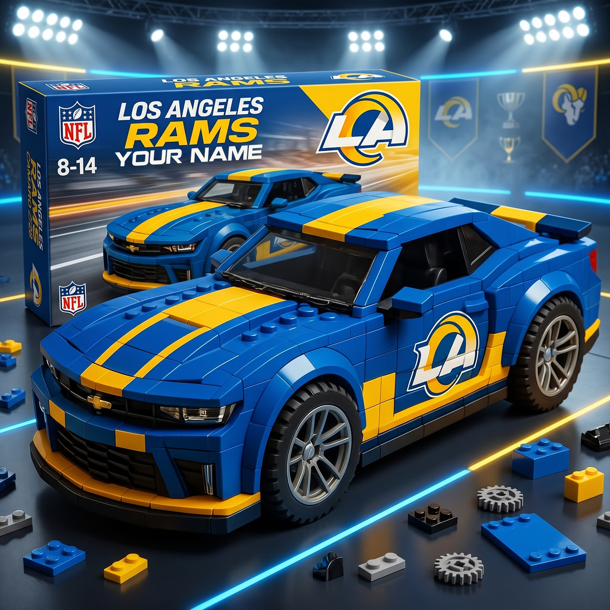 LAR x NFL Football Team Camaro Z28 V2