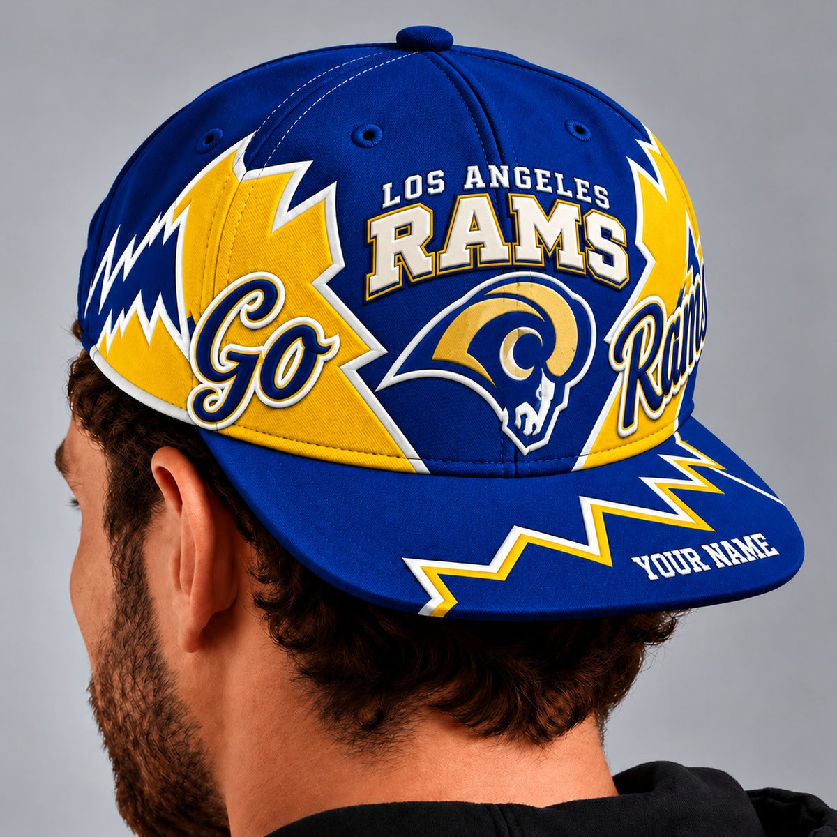 LAR x NHL Premium Snapback Hat Personalized Gift For Fan Hockey Men Women