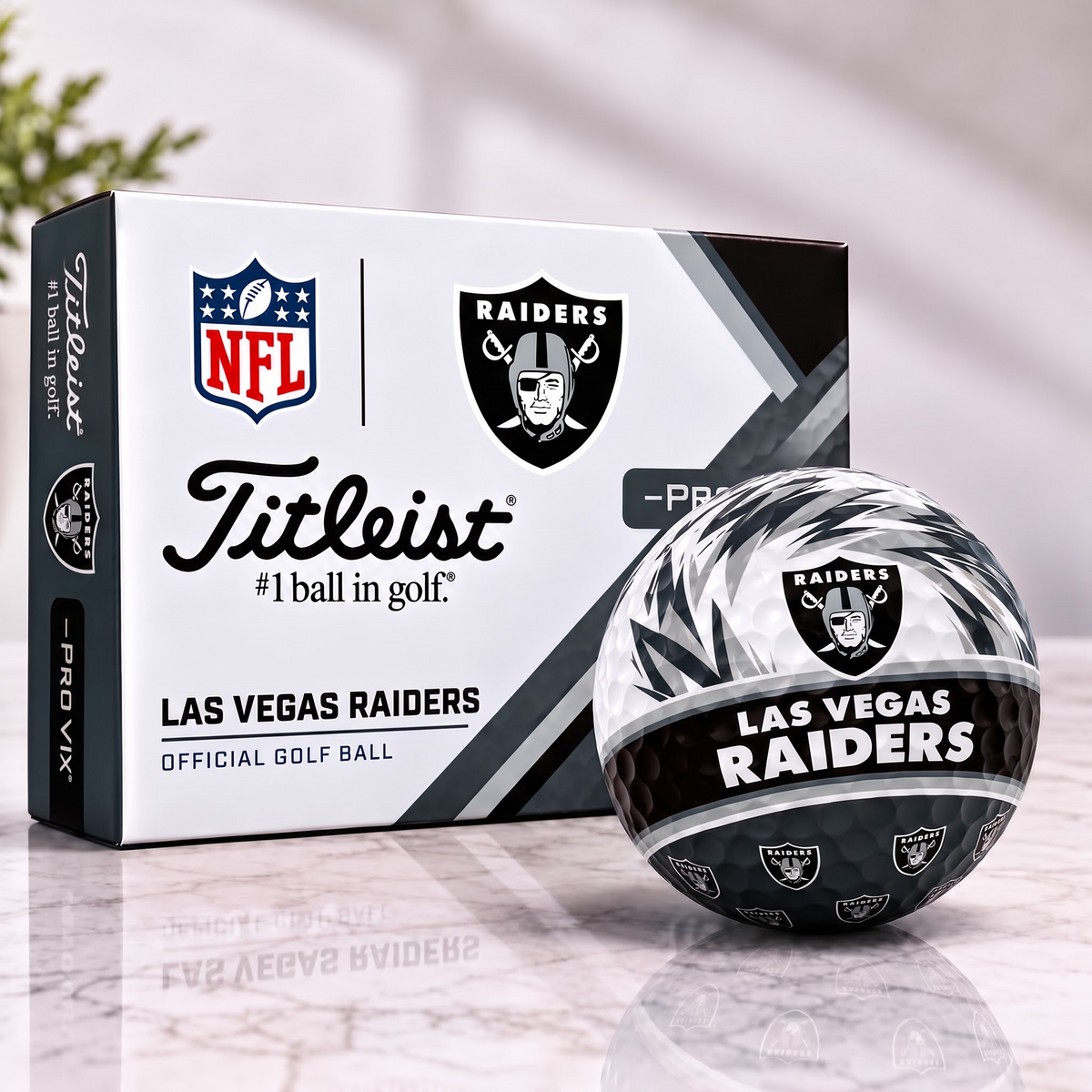 LV X NFL 1-OF-1 IN-HOUSE CRAFTED TITLEIST PRO V1X NFL GOLF BALLS