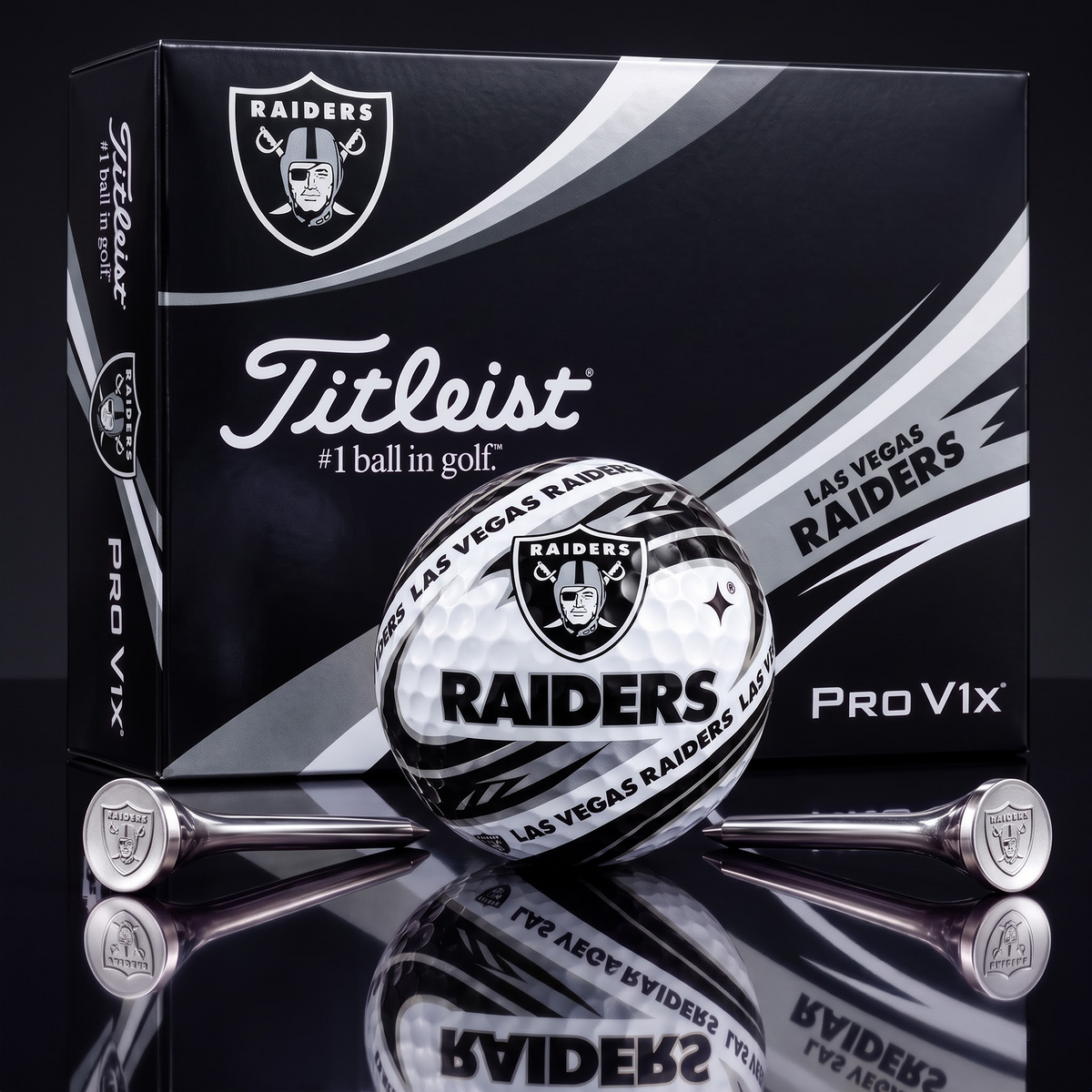 LV x 1-of-1 NFLTitleist Pro V1x Golf Balls Set