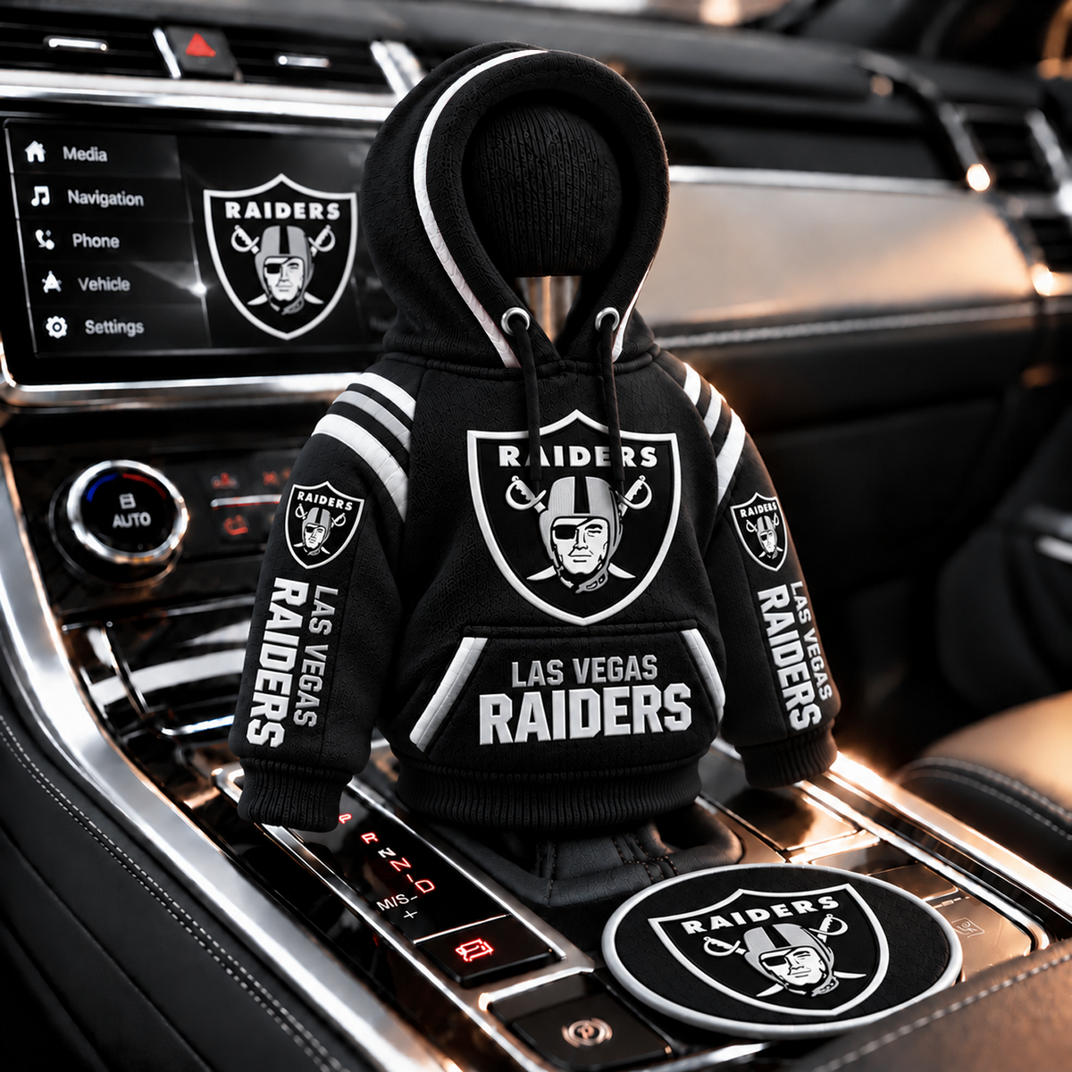 LV x NFL Personalized Name Shift Knob Hoodie