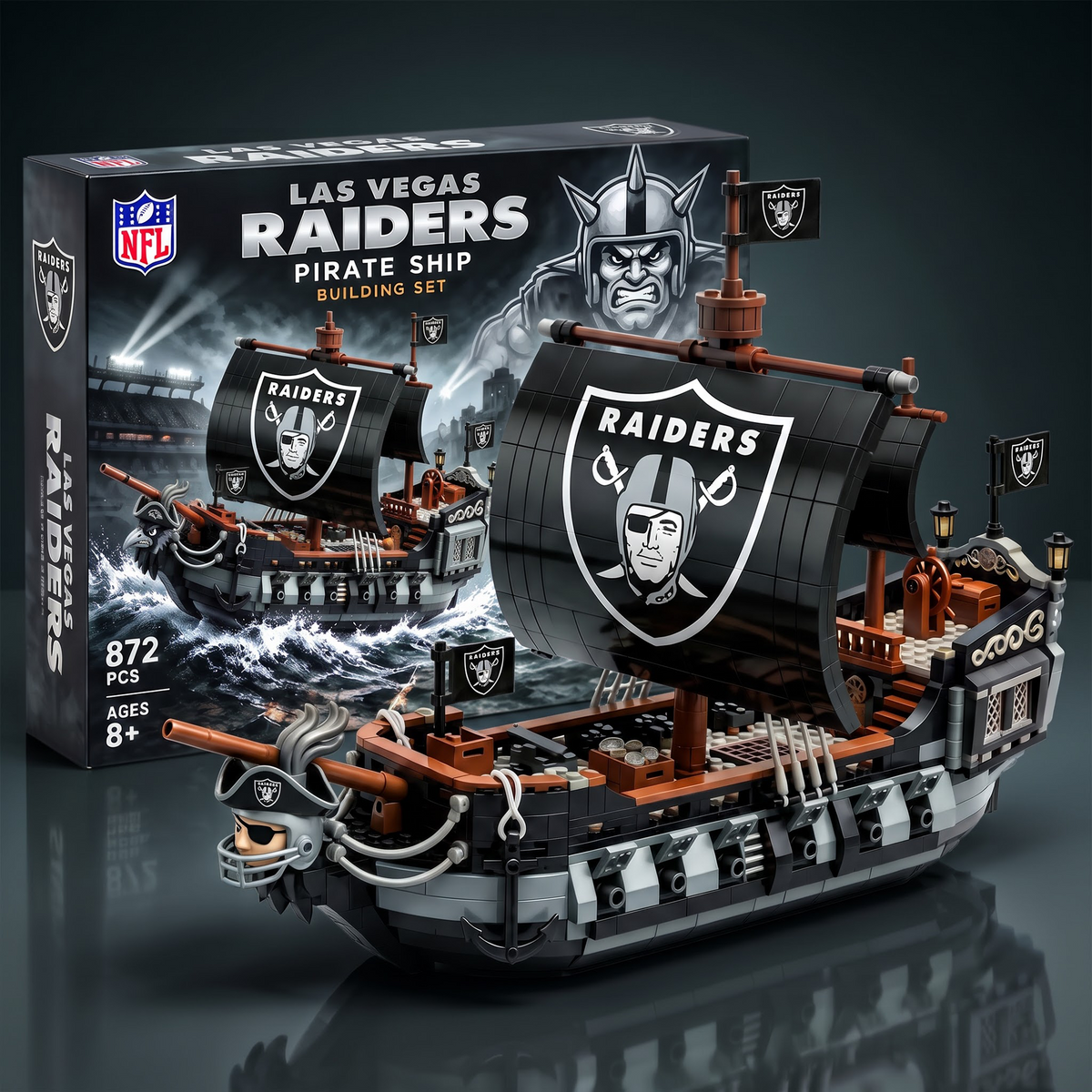 LVR x NFL 50th Anniversary Pirate Ship Building Set