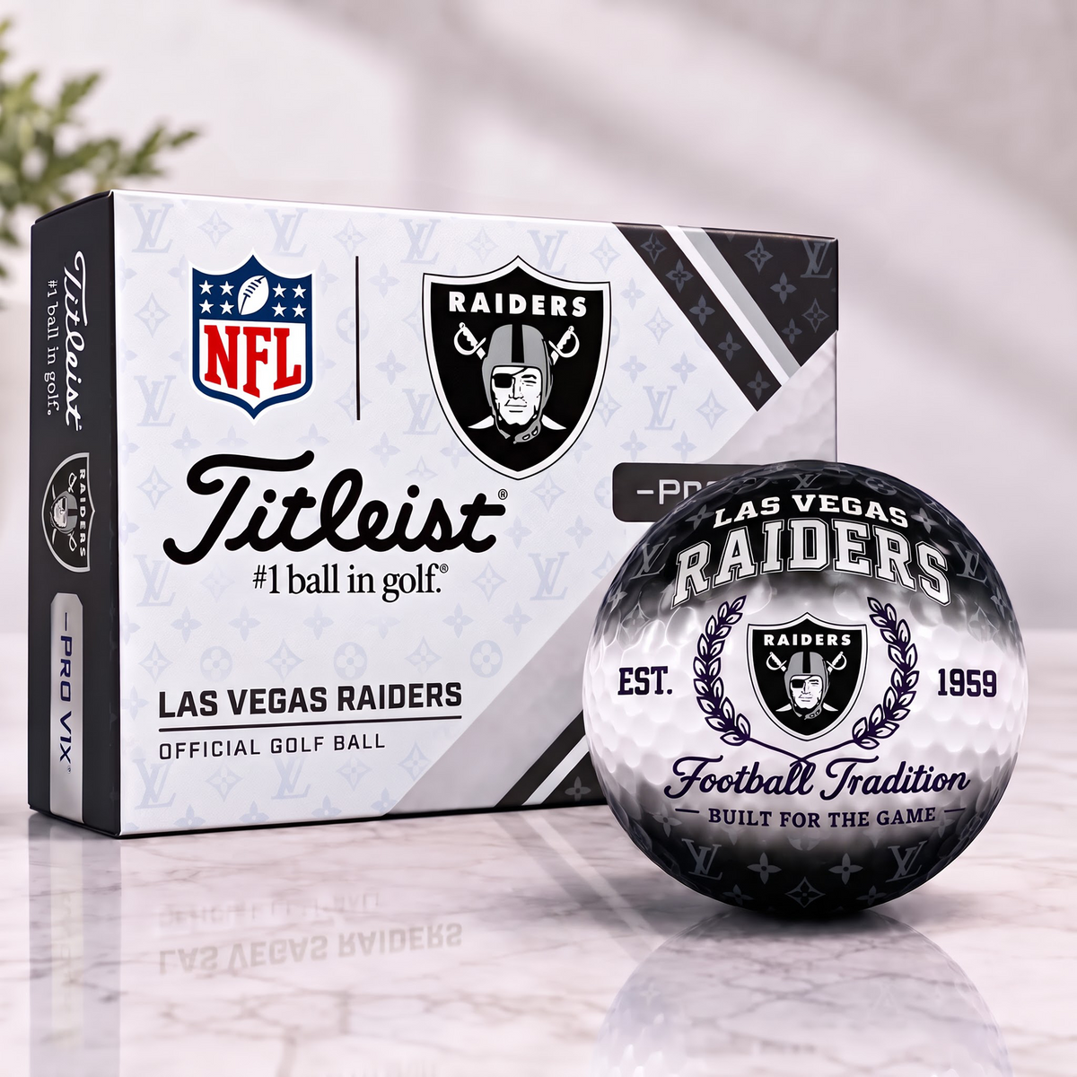 LVR x NFL Custom LV x Titleist Pro V1 Golf Balls Set V2