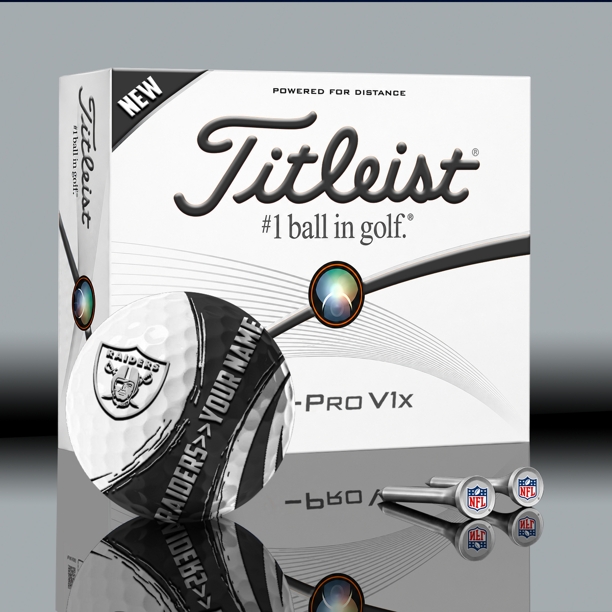 LVR x NFL PERSONALIZED GOLF BALL LIMITED EDITION