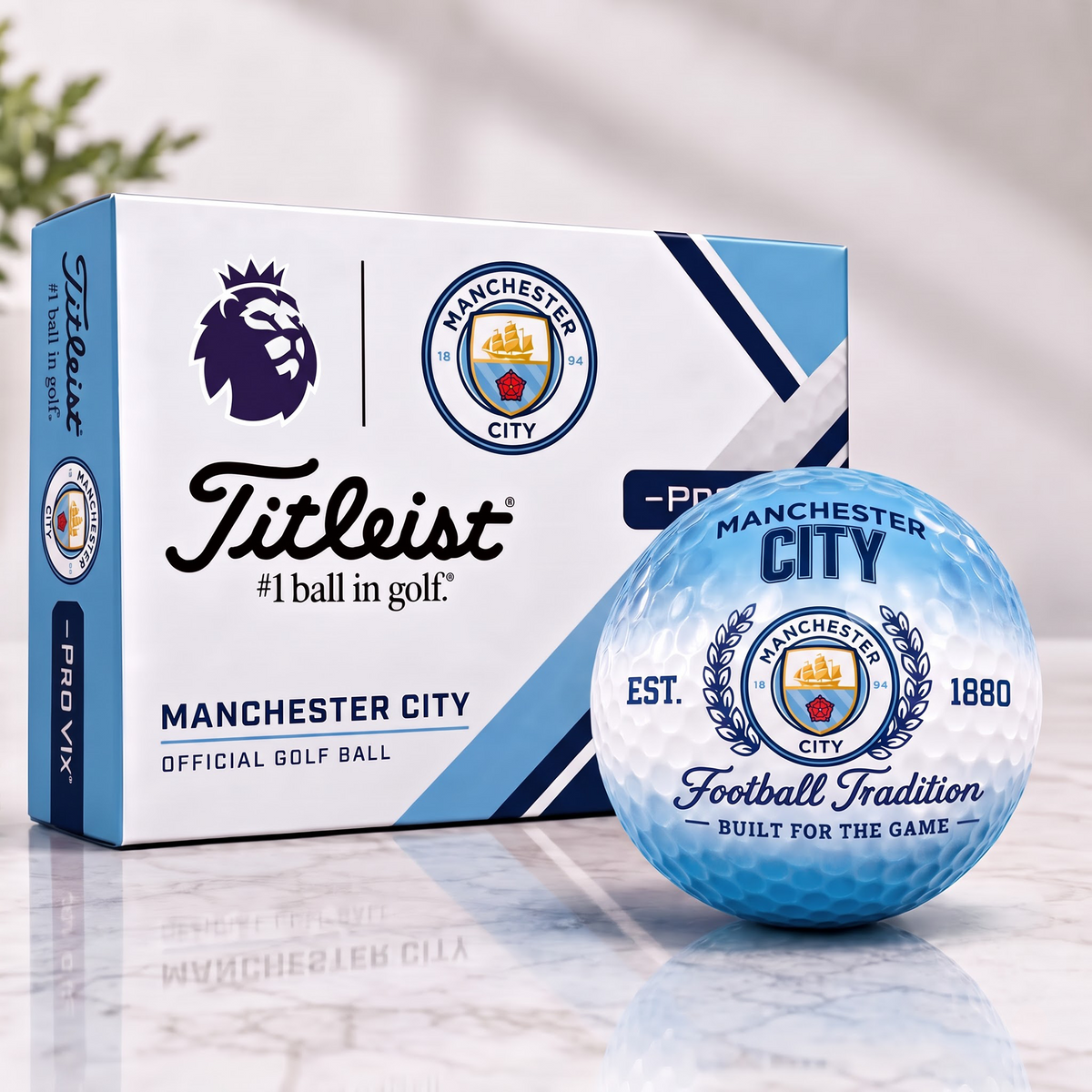 MC X Custom EPL Football Tradition Golf Ball Set