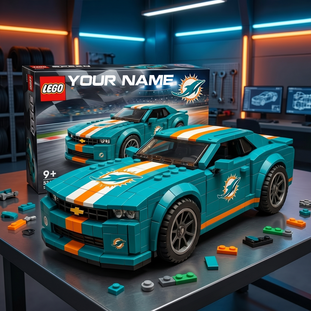 MIA x NFL Football Team Camaro Z28 V2