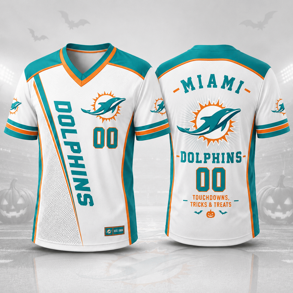 MIA x NFL Premium Halloween Game Night NFL V-Neck