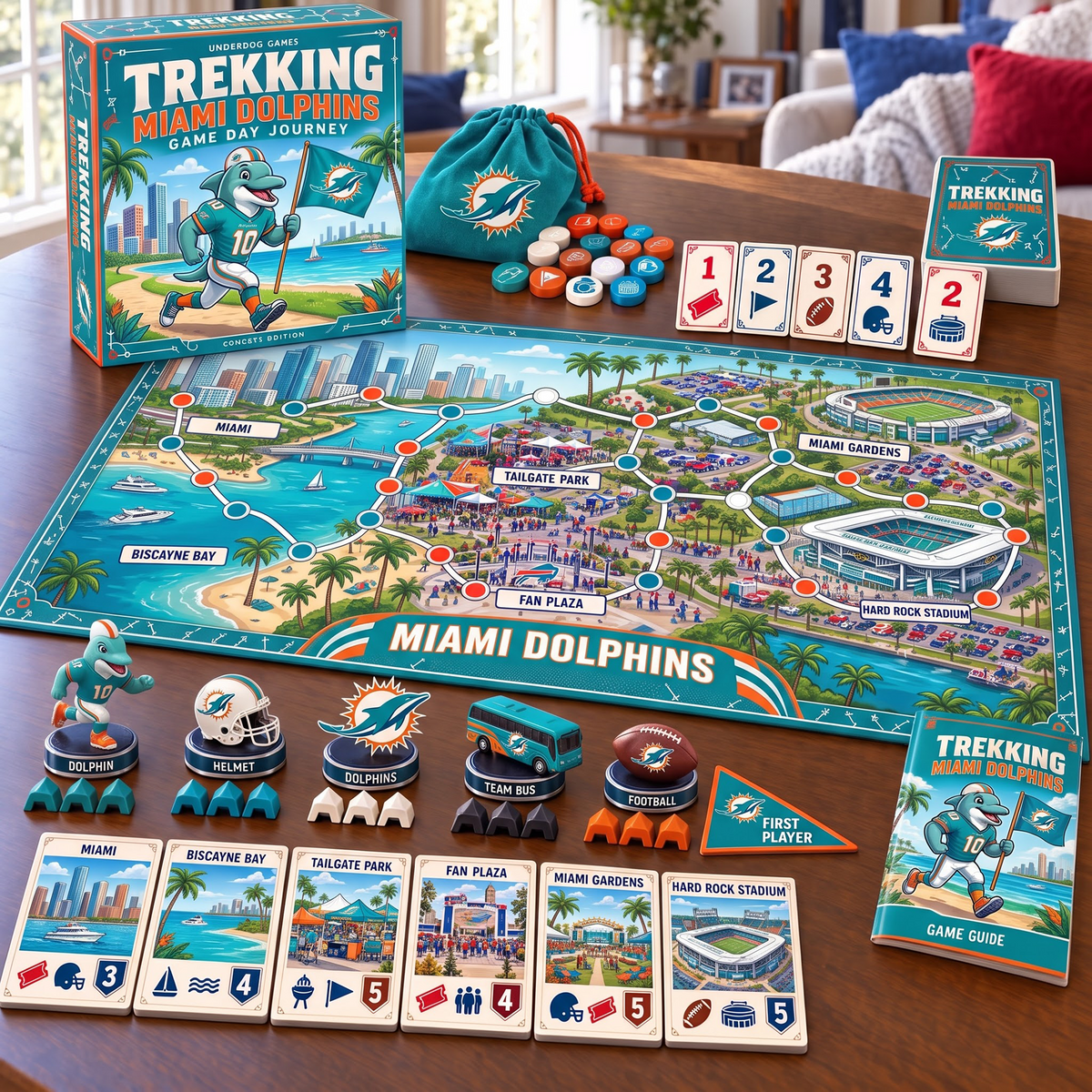 MIA x Premium NFL Trekking Adventure Board Game