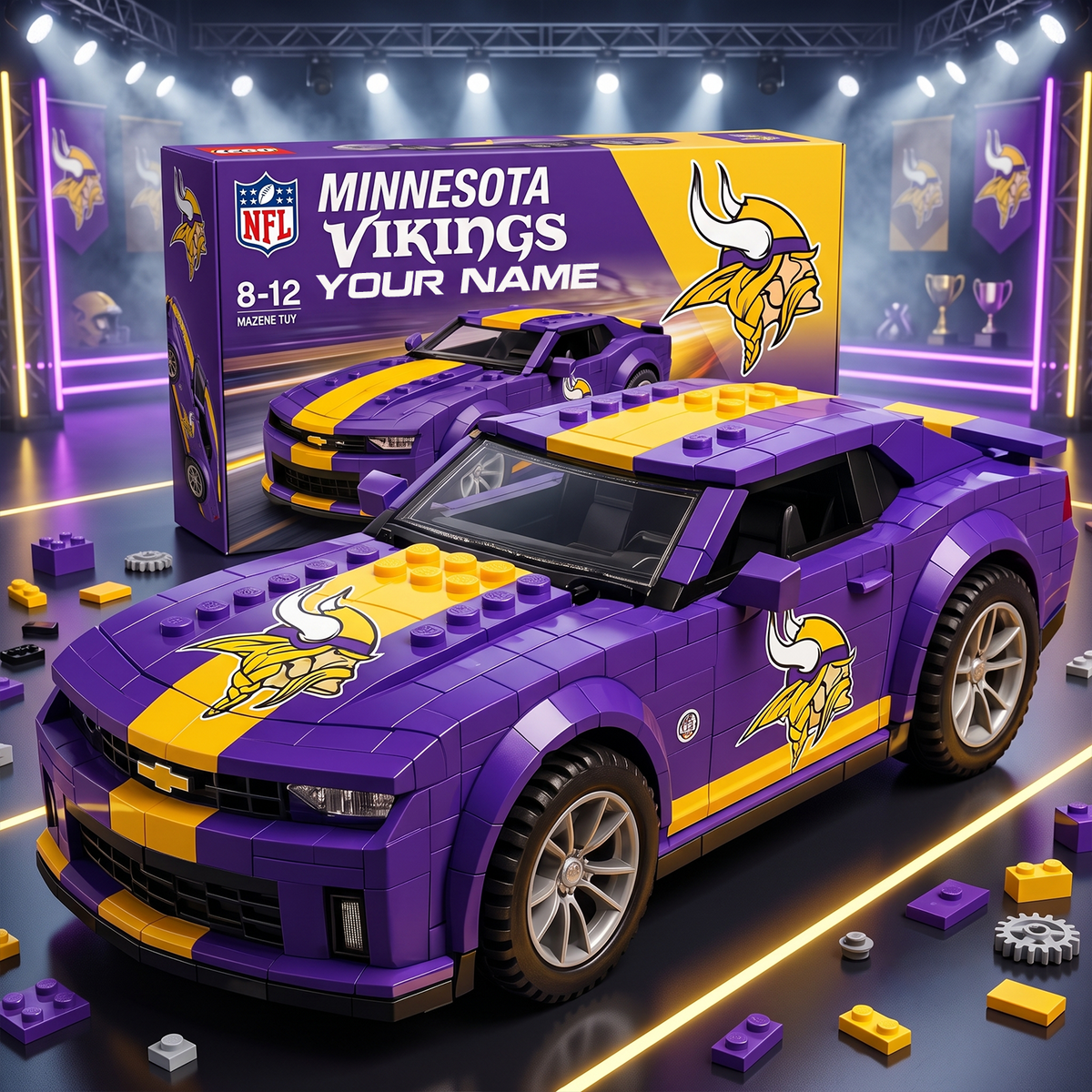 MIN x NFL Football Team Camaro Z28 V2