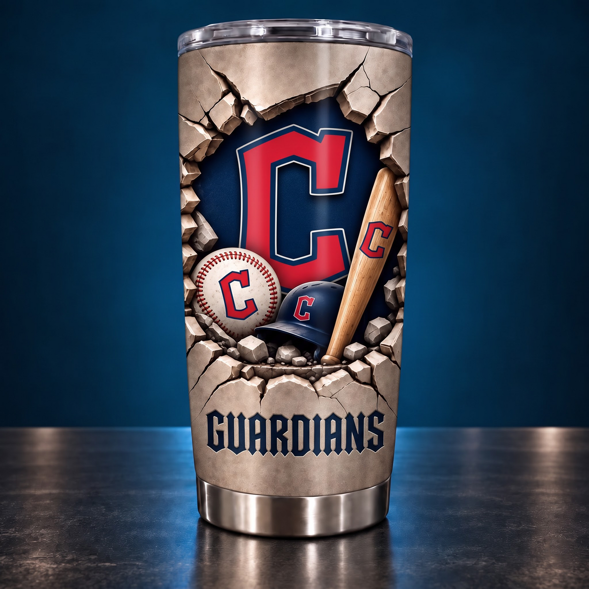 MLB x CLE Baseball Tumbler