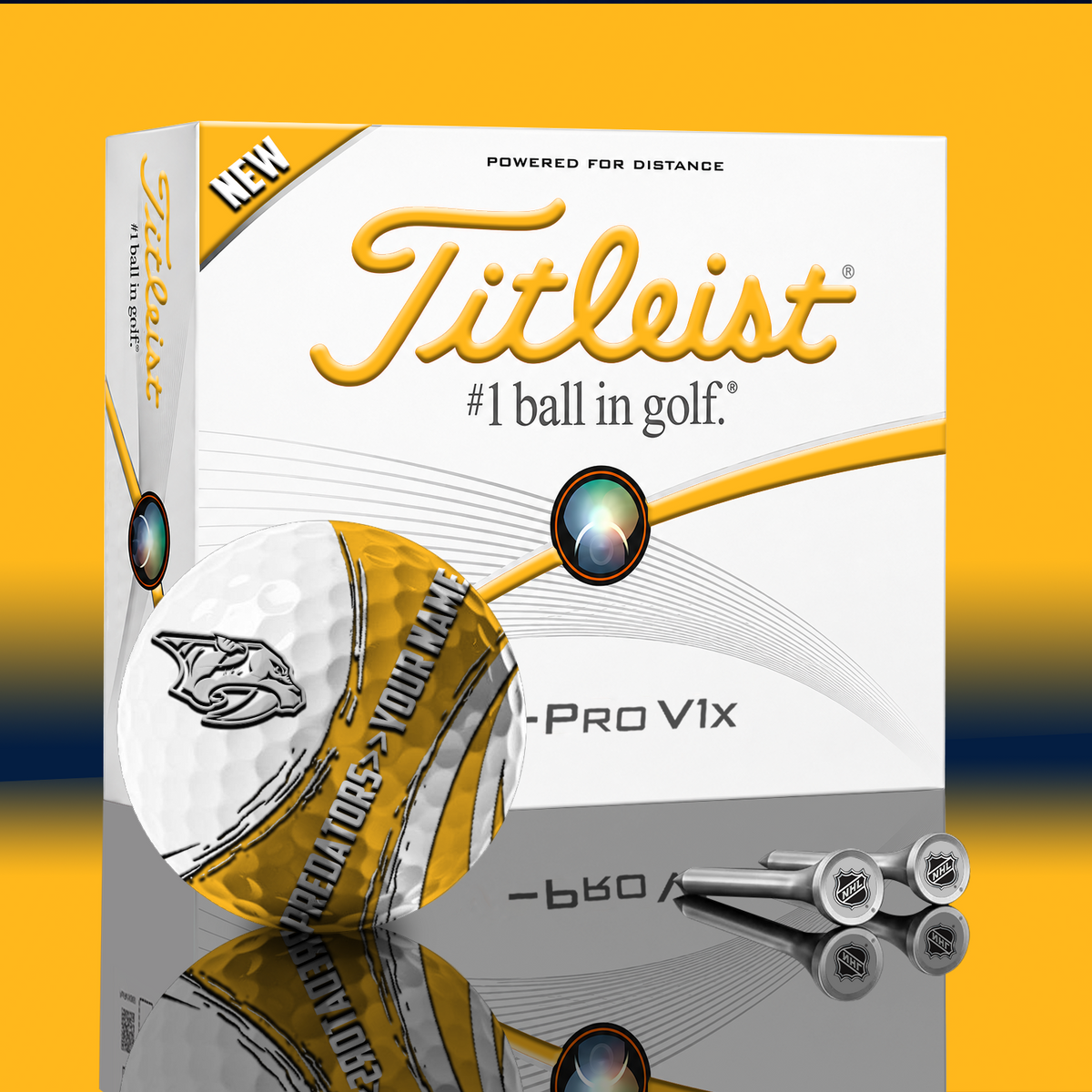 NAS x NHL PERSONALIZED GOLF BALL LIMITED EDITION