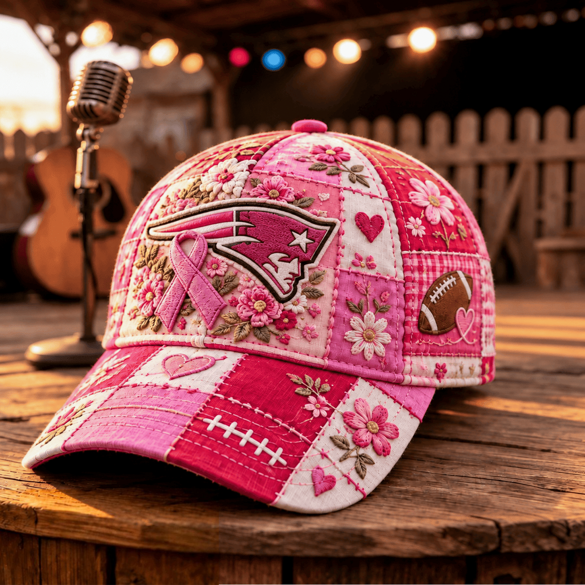 NE x NFL Cap Breast Cancer Awareness Edition