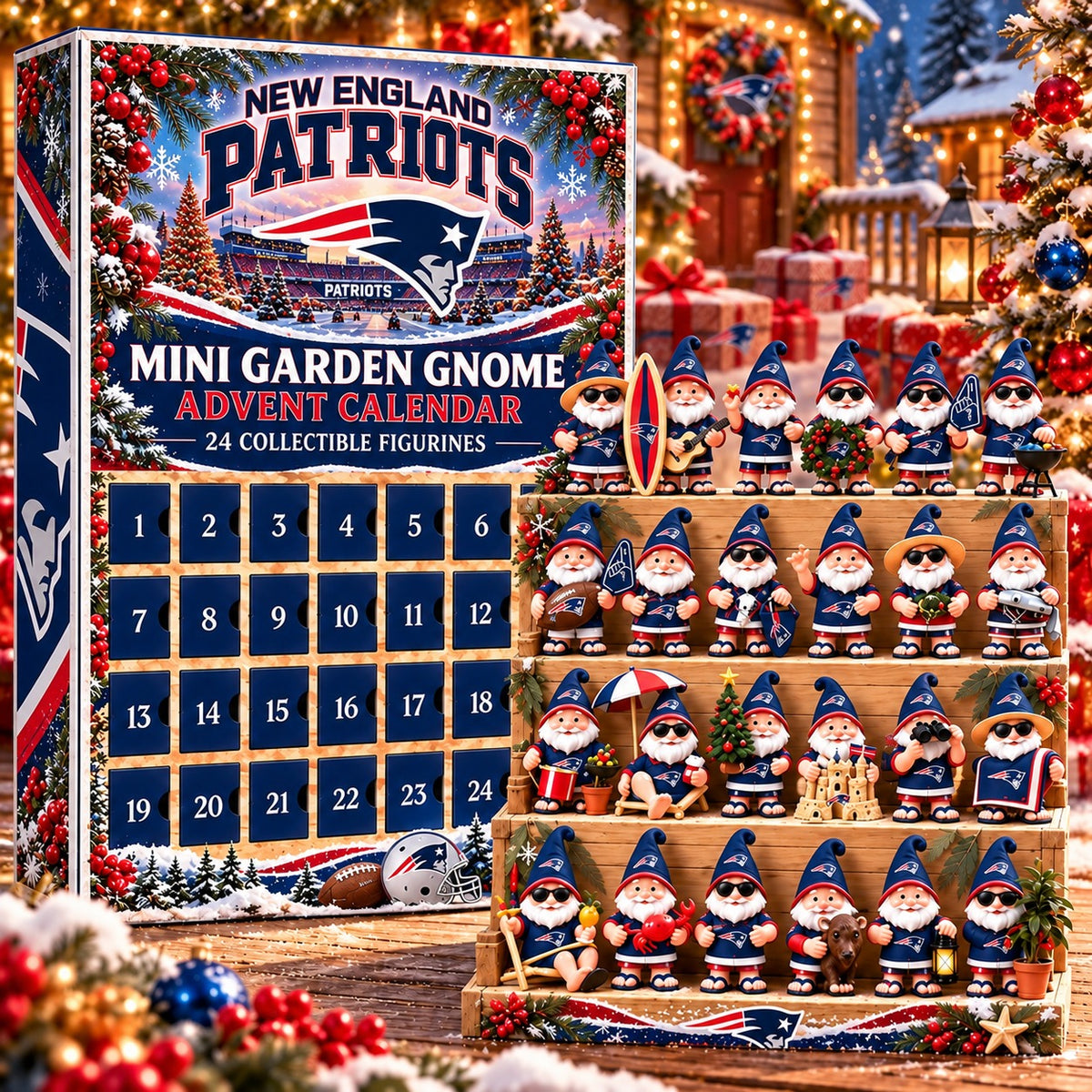 NEP x NFL Mini Garden Gnome Advent Calendar