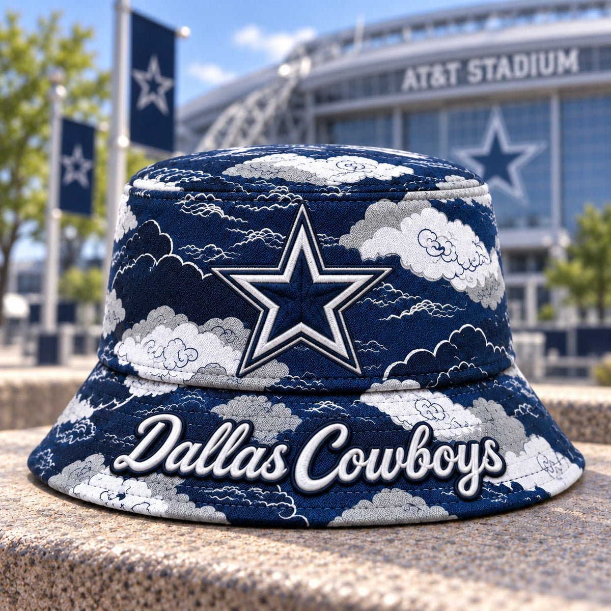 NFL x DAL Cloud Bucket Hat For Fan