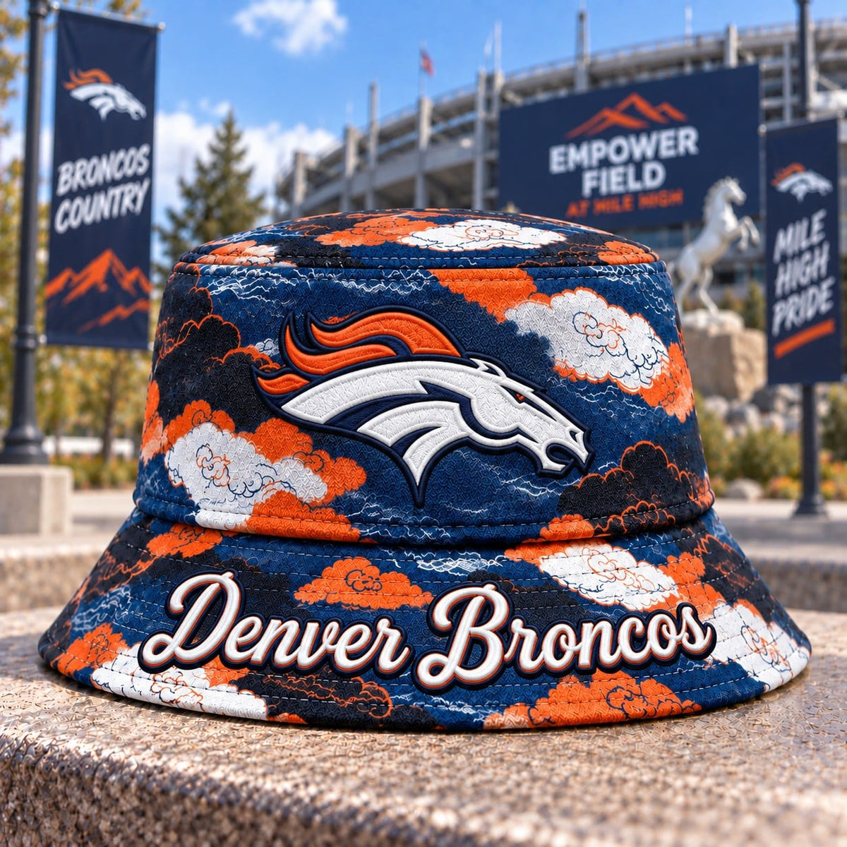NFL x DEN Cloud Bucket Hat For Fan