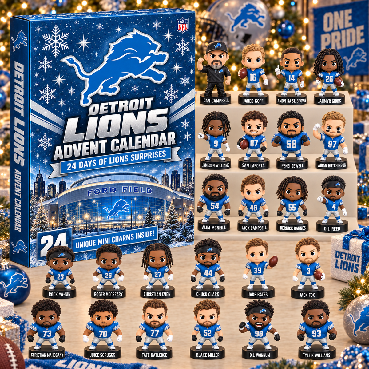 NFL x DET 24 Days of Surprises Advent Calendar