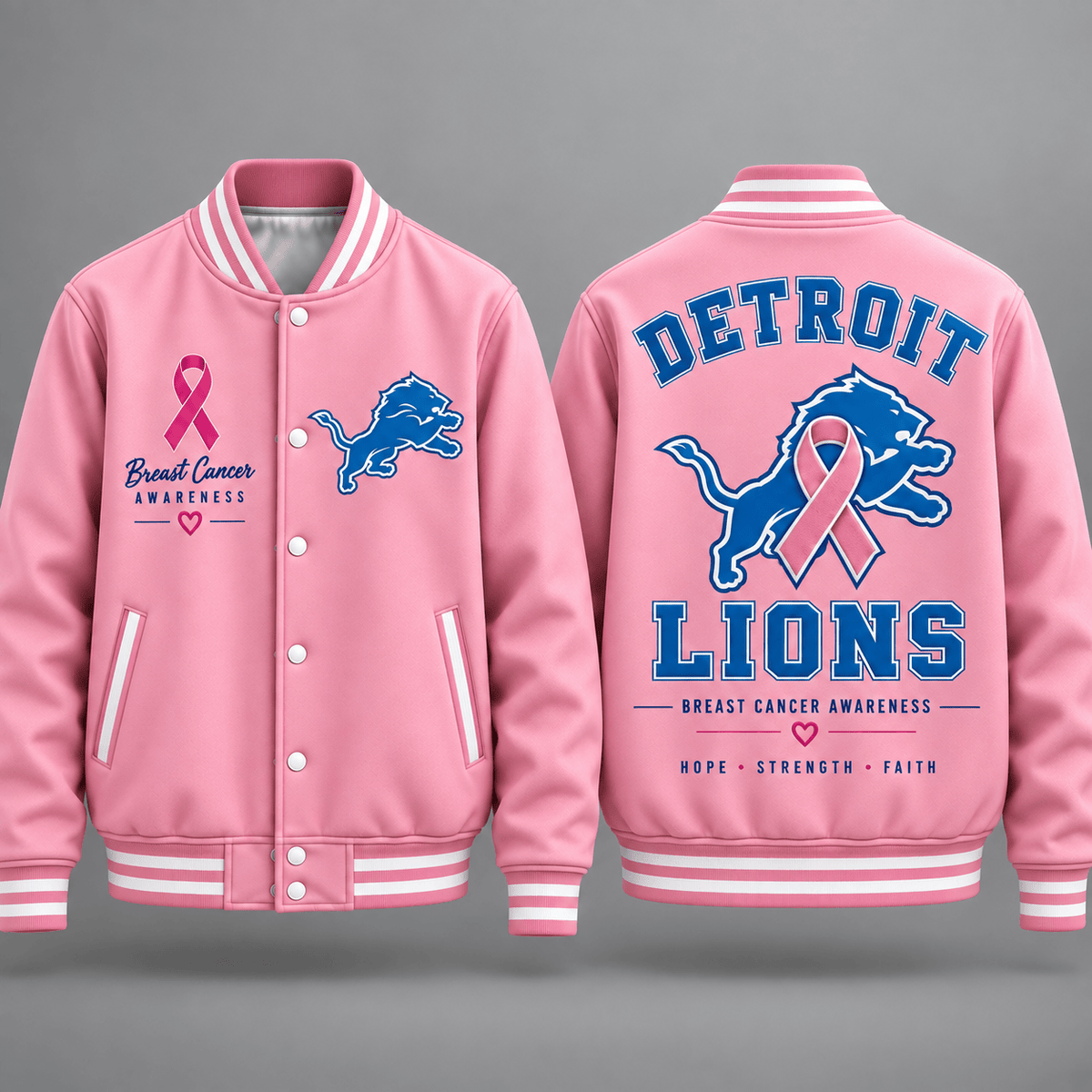 NFL x DET BC Varsity Jacket