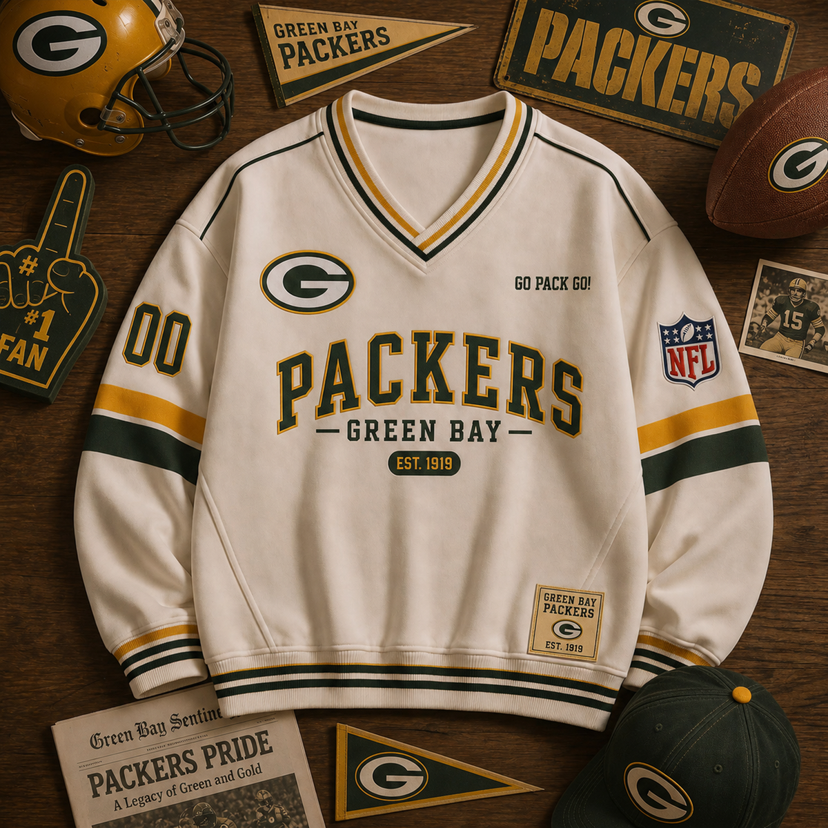 NFL x GB Ivy League Sweater