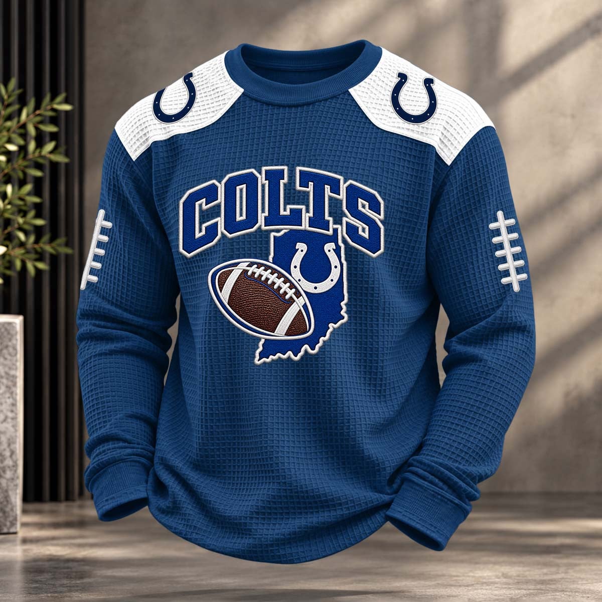 NFL x IND Team Color Waffle Sweatshirt