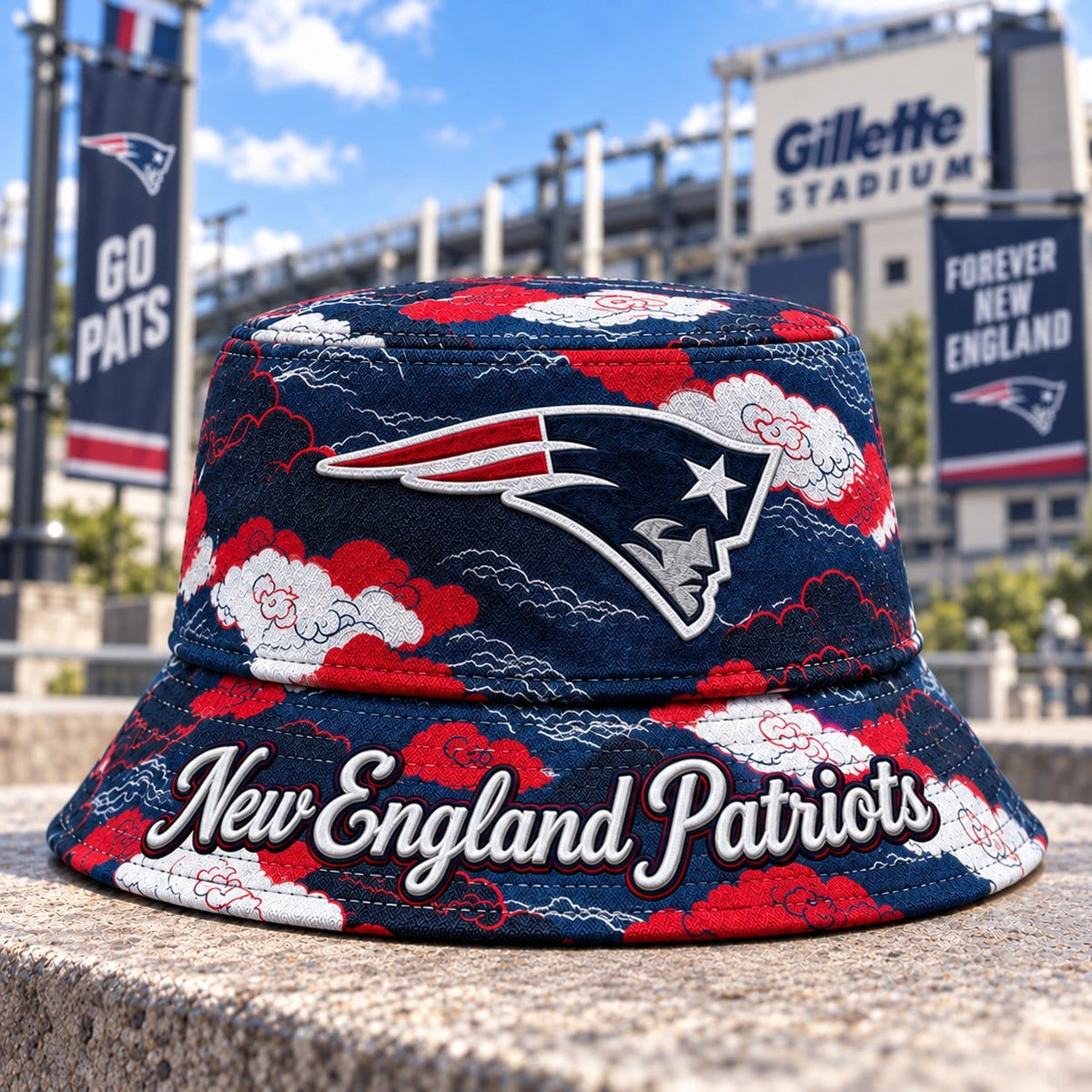 NFL x NE Cloud Bucket Hat For Fan