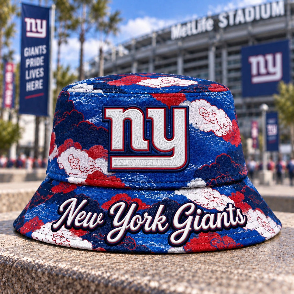 NFL x NYG Cloud Bucket Hat For Fan