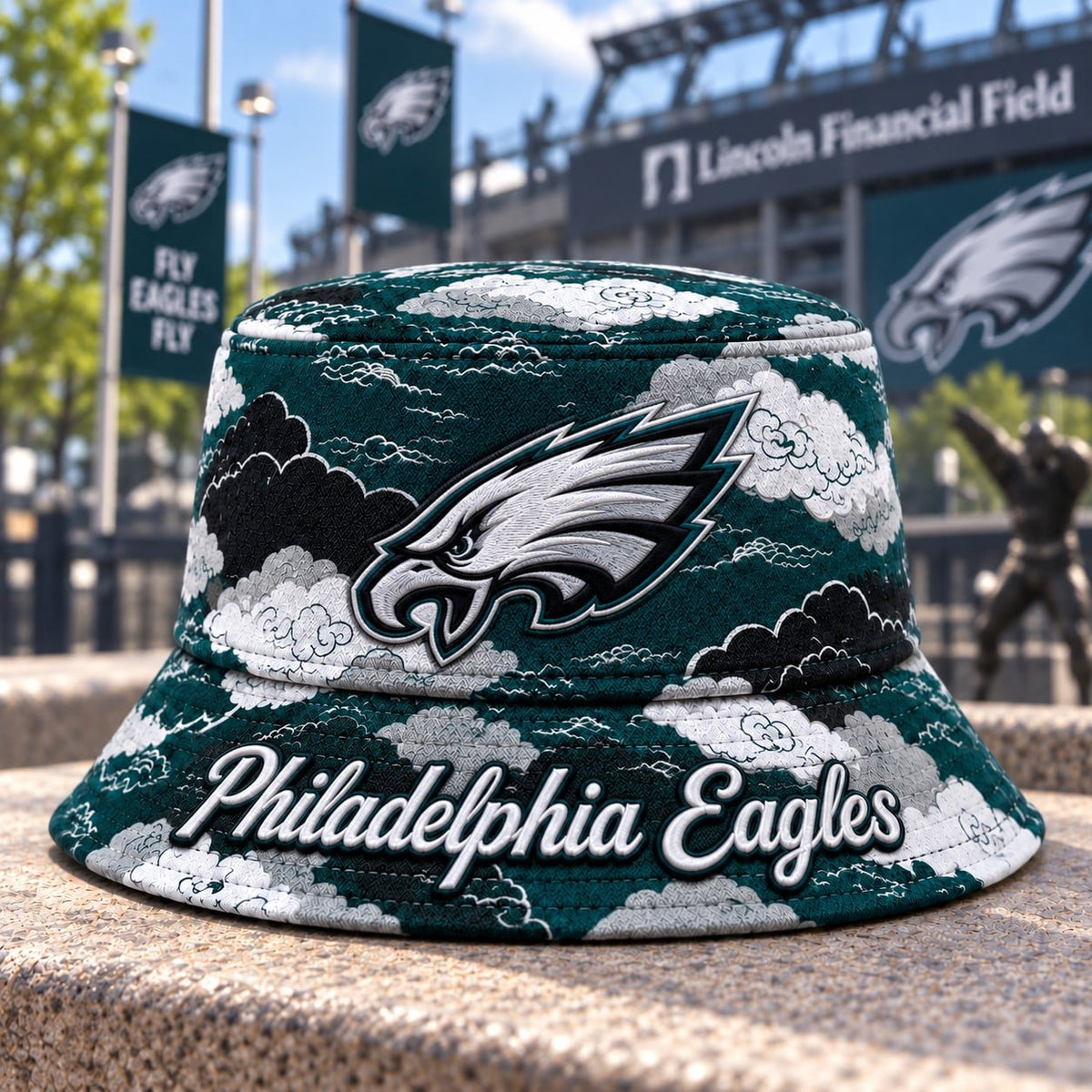 NFL x PHI Cloud Bucket Hat For Fan