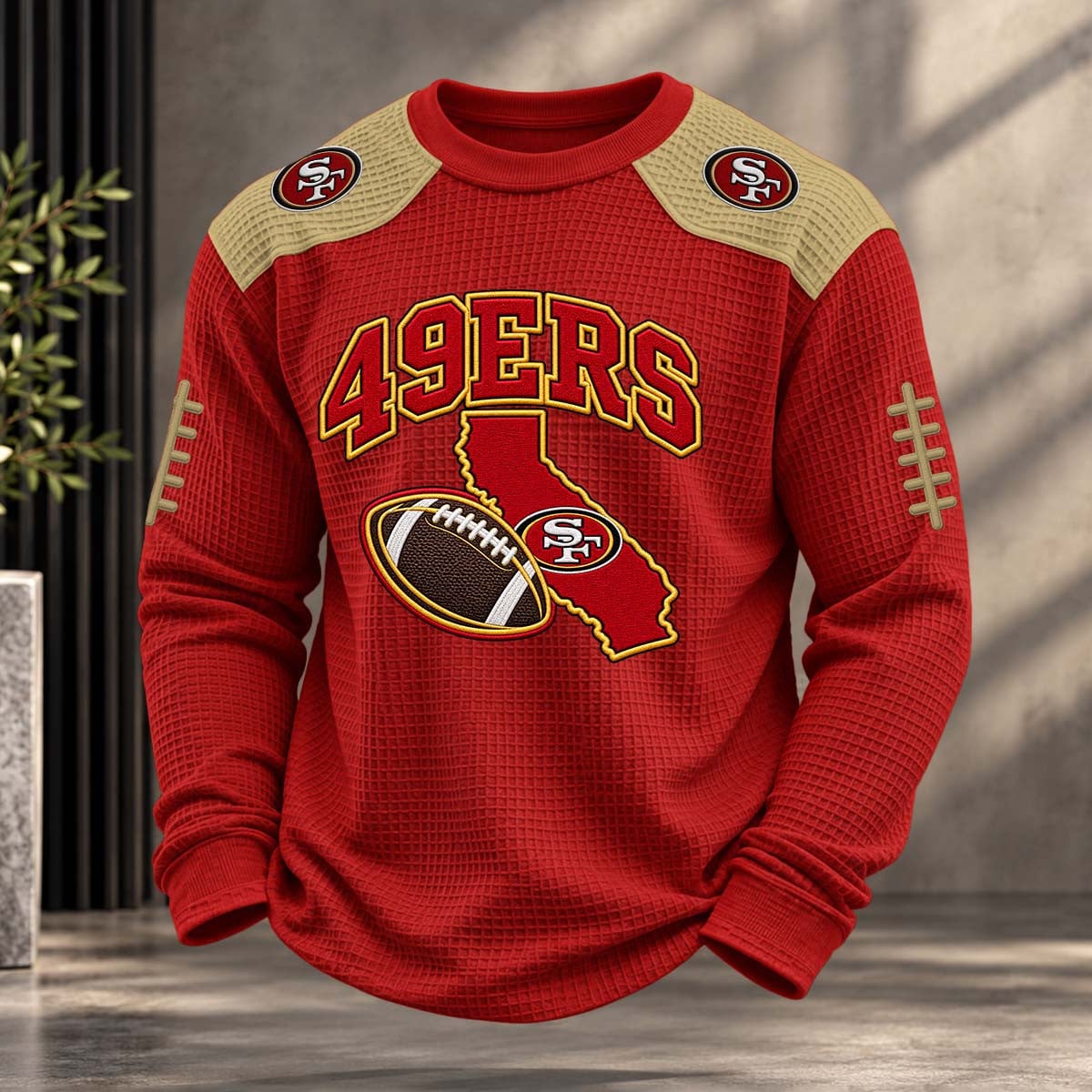 NFL x SF Team Color Waffle Sweatshirt
