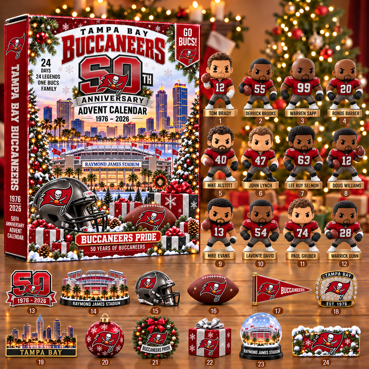 NFL x TB 24 Days 2026 Anniversary Advent Calendar Blind Box