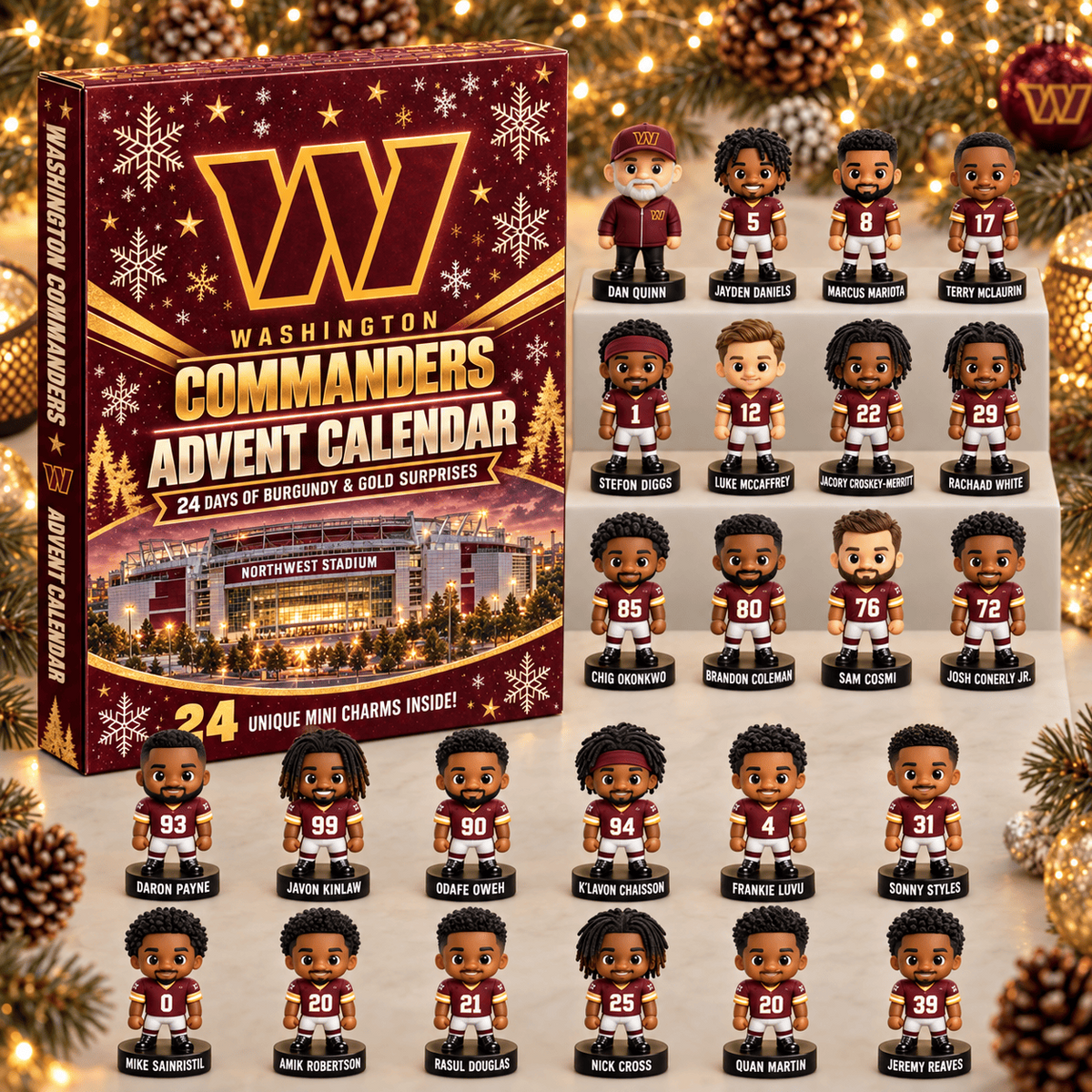 NFL x WAS 24 Days of Surprises Advent Calendar